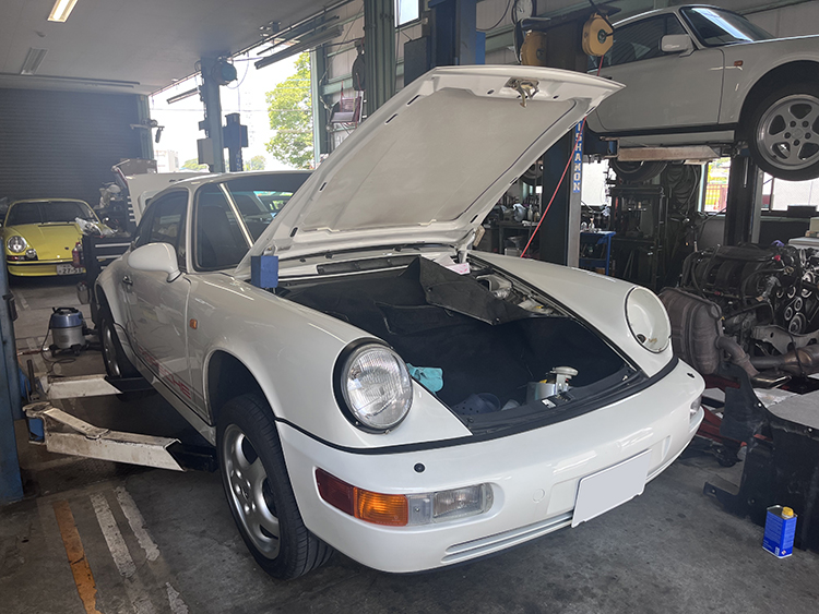 ポルシェ964車検整備