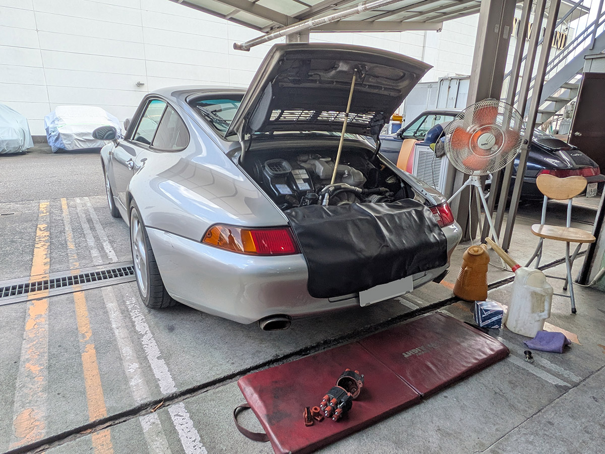ポルシェ993カレラS車検整備