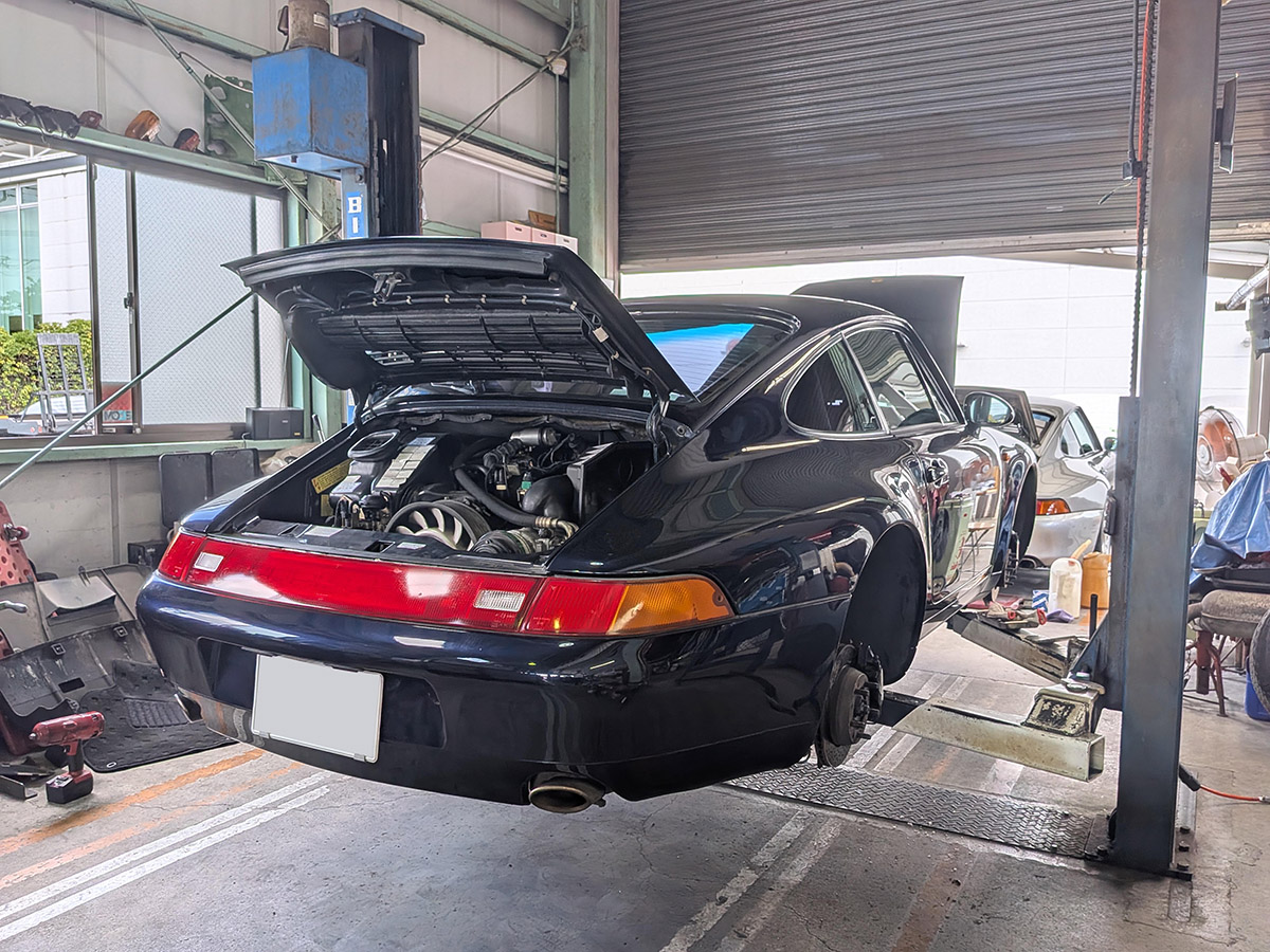 ポルシェ993車検作業