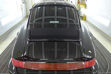 里帰り整備 タイプ964のオーナーのコダワリ リアワイパーレス