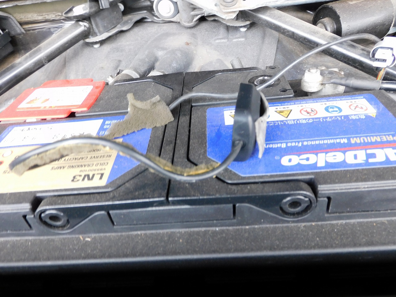 ポルシェ997 カーナビゲーションの配線