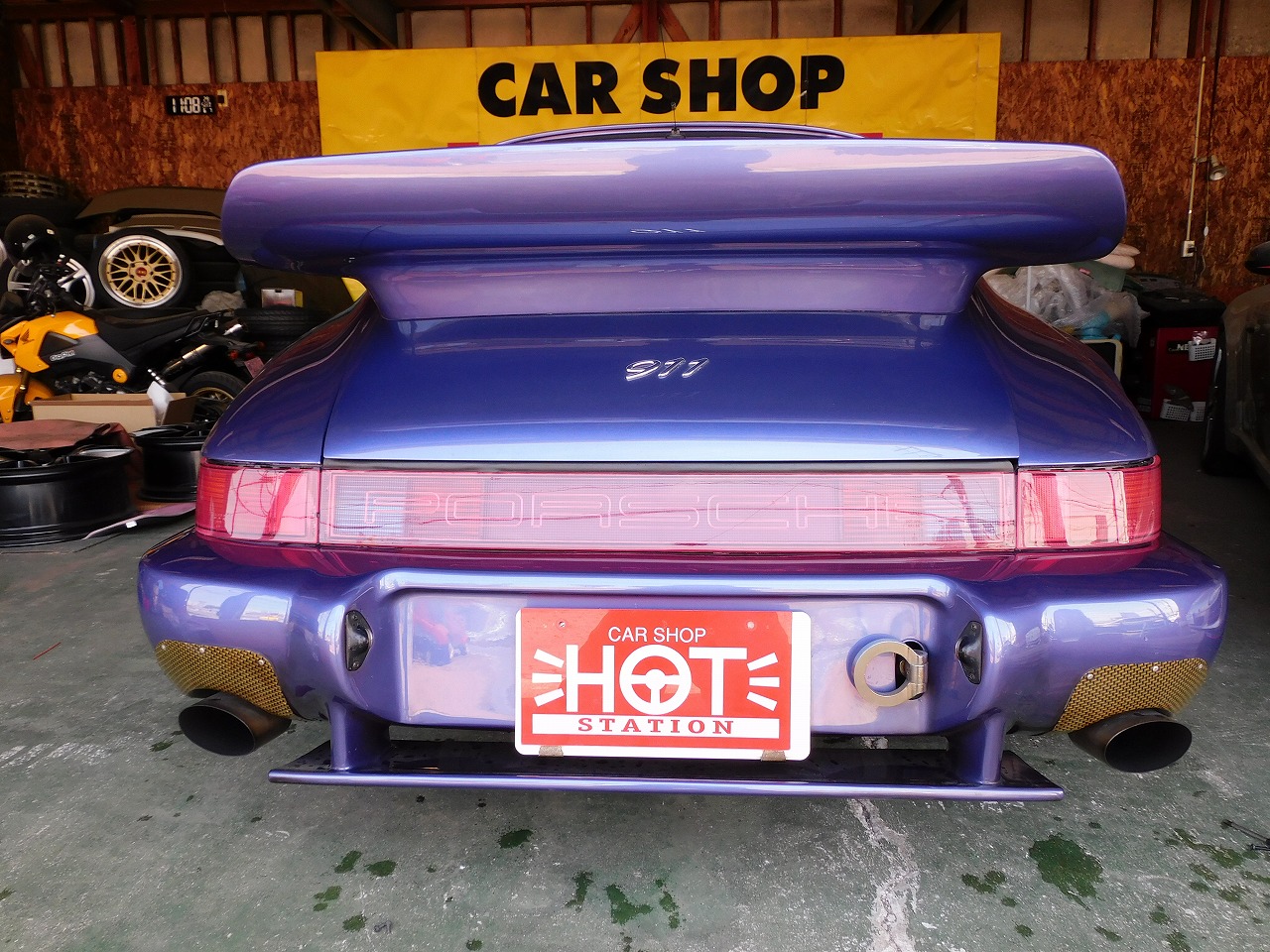 ポルシェ964ターボルック カーショップホットステーションデモカー