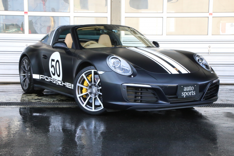 ポルシェ 911(Type991) タルガ4s　マットブラック　ヘリテージデザイン