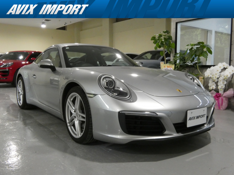ポルシェ 911(Type991.2) 後期最終型 右H正規D車 水平対向6気筒ﾂｲﾝﾀｰﾎﾞ 7速MT 黒革 GTｽﾎﾟｰﾂｽﾃｱ ｼｰﾄﾋｰﾀｰ PCMﾅﾋﾞ ﾊﾞｲｷｾﾉﾝHL Fｱｸｽﾙﾘﾌﾄ PASM 純正19ｲﾝﾁAW 禁煙 1ｵｰﾅｰ