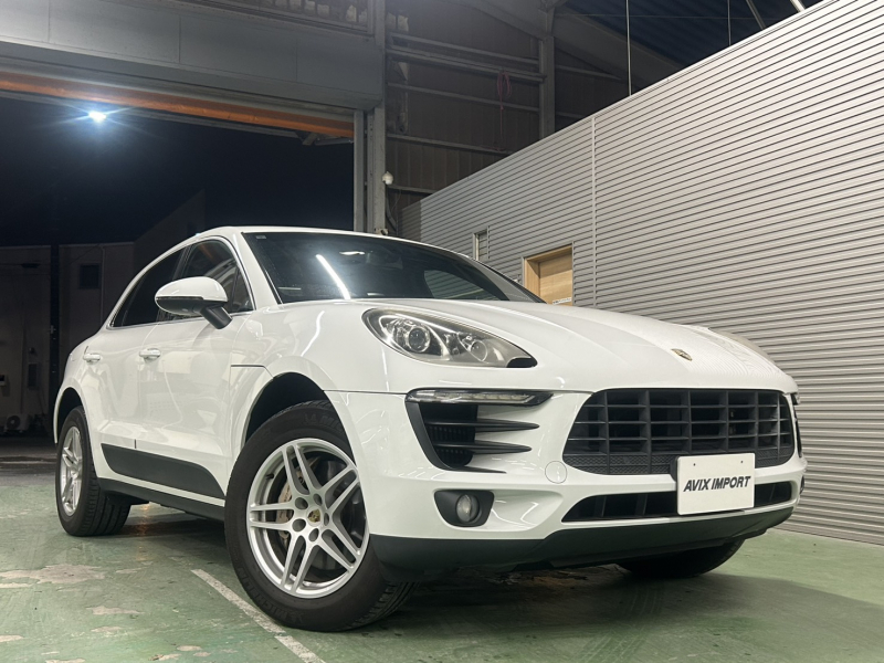 ポルシェ マカン S  PDK 4WD V6ﾂｲﾝﾀｰﾎﾞ 禁煙 黒半革 SDﾅﾋﾞ TV Bｶﾒ PAS ﾊﾟﾜｰｼｰﾄ ﾎﾟﾙｼｪｴﾝﾄﾘｰﾄﾞﾗｲﾌﾞ ﾊﾟﾜｰﾃｰﾙｹﾞｰﾄ PDLS付ｷｾﾉﾝ ﾏｶﾝS18AW