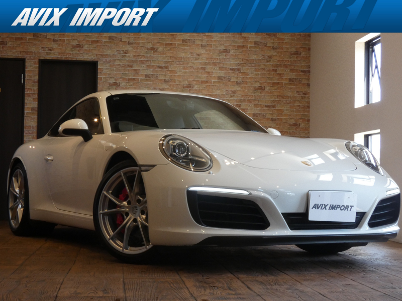 ポルシェ 911(Type911) ｶﾚﾗS PDK ｽﾎﾟｰﾂｸﾛﾉPKG 後期型  右H 黒革 ｽﾎﾟｰﾂｴｷｿﾞｰｽﾄｼｽﾃﾑ PCMﾅﾋﾞ 社外TV ｱｯﾌﾟﾙｶｰﾌﾟﾚｲ Bｶﾒﾗ 4WAYｼｰﾄ ｼｰﾄﾋｰﾀｰ ｷｾﾉﾝﾍｯﾄﾞﾗｲﾄ ETC 電動格納ﾐﾗｰ PASM 純正20ｲﾝﾁｶﾚﾗSﾎｲｰﾙ