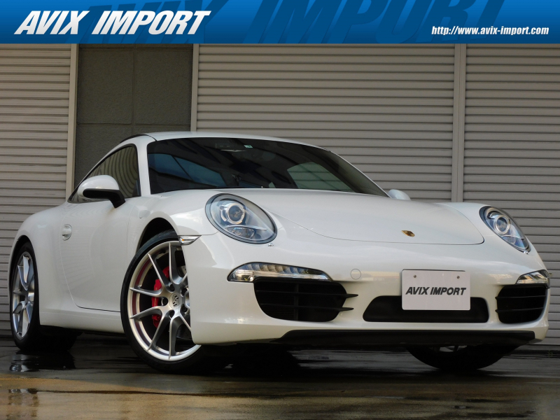 ポルシェ 911(Type991) ｶﾚﾗS 左H 正規D車 7速PDK ｻﾝﾙｰﾌ 黒革 ｼｰﾄﾋｰﾀｰ 純正ﾅﾋﾞ地ﾃﾞｼﾞ Bｶﾒﾗ PASM＆PTVﾌﾟﾗｽ 電格ﾐﾗｰ 赤ｷｬﾘﾊﾟｰ 純正20ｲﾝﾁAW 禁煙車