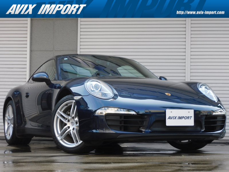 ポルシェ 911(Type991.1) ｶﾚﾗ 右H 正規D車 7速PDK 黒革 ｼｰﾄﾋｰﾀｰ 純正ﾅﾋﾞ地ﾃﾞｼﾞ Bｶﾒﾗ&PAS ﾊﾞｲｷｾﾉﾝHL 電動格納ﾐﾗｰ 純正19ｲﾝﾁAW