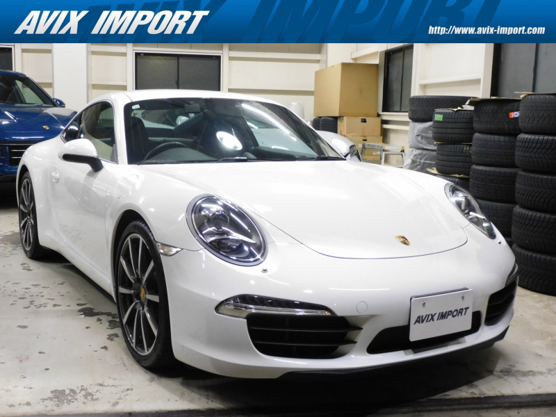 ポルシェ 911(Type991.1) ｶﾚﾗS 右H正規D車 7速PDK ｽﾎﾟｰﾂｸﾛﾉPKG 黒革 ｼｰﾄﾋｰﾀｰ 社外ﾅﾋﾞ 地ﾃﾞｼﾞ Bｶﾒﾗ ﾊﾞｲｷｾﾉﾝHL(PDLS付) 電動格納ﾐﾗｰ PASM＆PTVﾌﾟﾗｽ 赤ｷｬﾘﾊﾟｰ 純正20ｲﾝﾁAW
