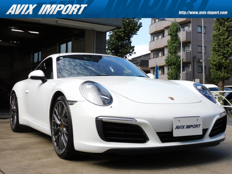 ポルシェ 911(Type991.2) ｶﾚﾗ 後期型 右H正規D車 水平対向6気筒ﾂｲﾝﾀｰﾎﾞ 7速PDK 黒革 ｼｰﾄﾋｰﾀｰ&ｽﾃｱﾋｰﾀｰ PCMﾅﾋﾞ Bｶﾒﾗ ﾊﾞｲｷｾﾉﾝﾍｯﾄﾞﾗｲﾄ(PDLS付) ｴﾝﾄﾘｰD 電動格納ﾐﾗｰ ｽﾎﾟｰﾂｴｸﾞｿﾞｰｽﾄ PASM 純正OP20ｲﾝﾁAW 禁煙 1ｵｰﾅｰ