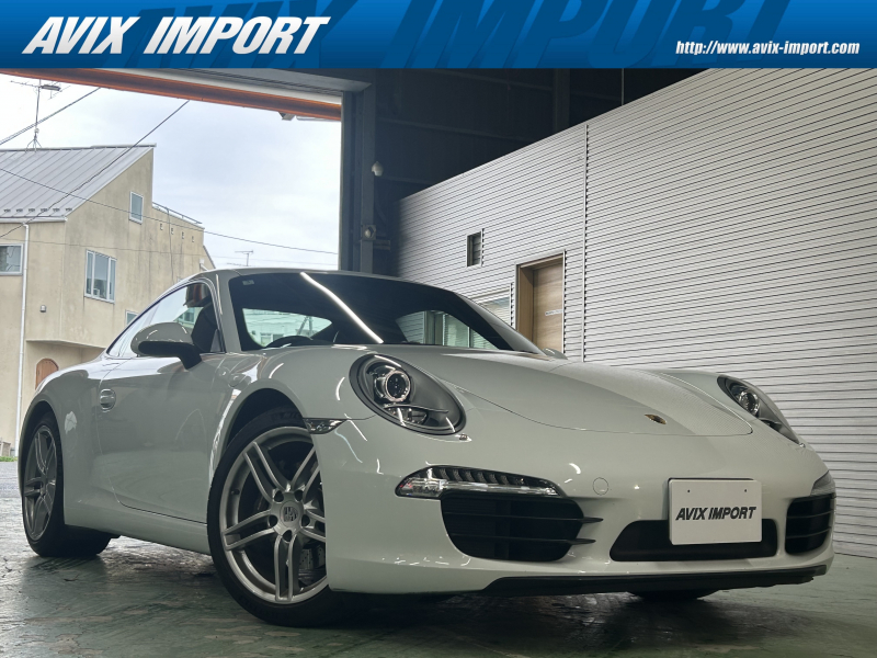 ポルシェ 911(Type991.1) ｶﾚﾗ 右H 正規D車 7速PDK 黒革 ｼｰﾄﾋｰﾀｰ 純正ﾅﾋﾞ地ﾃﾞｼﾞ Bｶﾒﾗ ｽﾎﾟｰﾂｽﾃｱﾘﾝｸﾞ ﾊﾞｲｷｾﾉﾝHL 電動格納ﾐﾗｰ PASM 純正19ｲﾝﾁAW