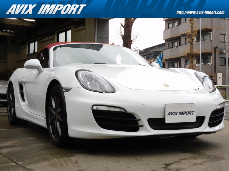 ポルシェ ボクスター (Type981) S 右H 正規D車 7速PDK 赤幌 ｽﾎﾟｰﾂｸﾛﾉPKG ﾍﾞｰｼﾞｭ革 ｼｰﾄﾋｰﾀｰ&ﾍﾞﾝﾁﾚｰｼｮﾝ 純正ﾅﾋﾞ地ﾃﾞｼﾞ Bｶﾒﾗ ﾊﾞｲｷｾﾉﾝHL(PDLS付) 電動格納ﾐﾗｰ ﾎﾞﾃﾞｨ同色ﾛｰﾙｵｰﾊﾞｰﾊﾞｰ ｽﾎﾟｰﾂｴｸﾞｿﾞｰｽﾄ 赤ｷｬﾘﾊﾟｰ 純正20ｲﾝﾁAW