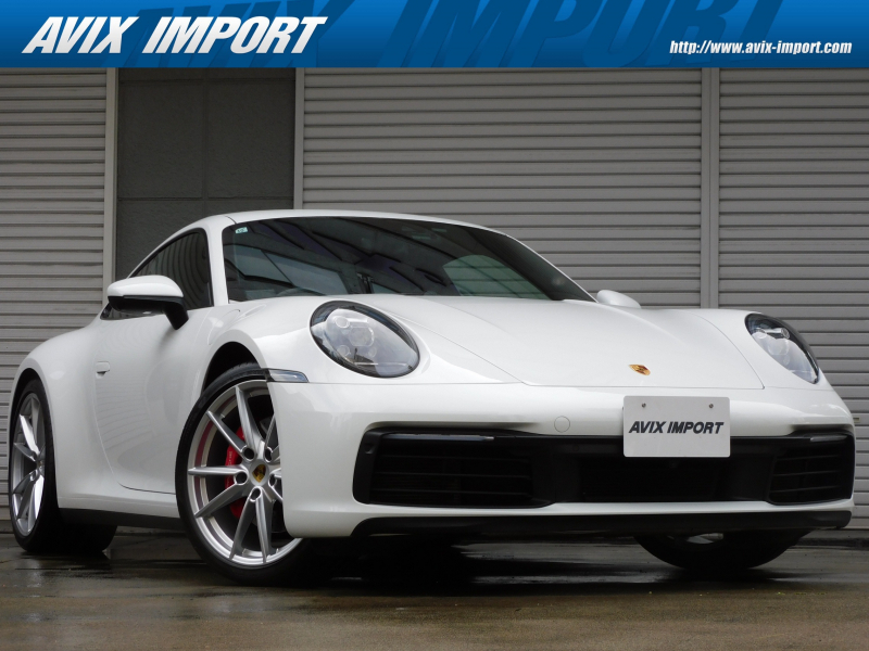 ポルシェ 911(Type992) ｶﾚﾗ4S 右H正規D車 水平対向6気筒ﾂｲﾝﾀｰﾎﾞ 8速PDK ｽﾎﾟｰﾂｸﾛﾉPKG 黒革 ｼｰﾄﾋｰﾀｰ PCMﾅﾋﾞ(10.9ｲﾝﾁ) BOSE 全周C＆PAS ｸﾙｺﾝ LEDﾍｯﾄﾞﾗｲﾄ 電格ﾐﾗｰ PASM&PTVﾌﾟﾗｽ 赤ｷｬﾘﾊﾟｰ 純正20/21ｲﾝﾁAW 禁煙