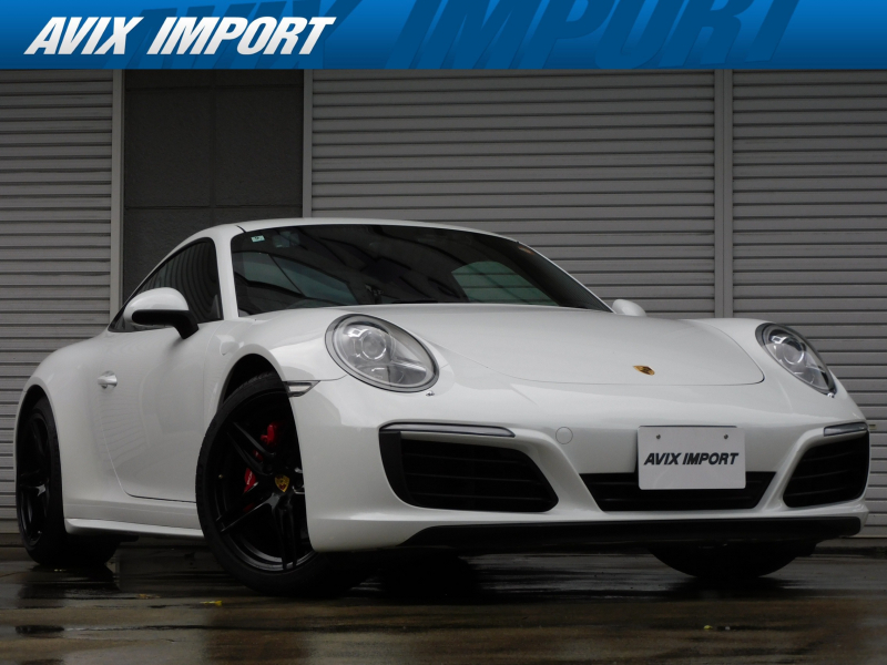 ポルシェ 911(Type991.2) ｶﾚﾗ4 後期型 水平対向6気筒ﾂｲﾝﾀｰﾎﾞ 7速PDK 右H正規D車 ｽﾎﾟｰﾂｸﾛﾉPKG 黒革 ｼｰﾄﾋｰﾀｰ PCMﾅﾋﾞ 地ﾃﾞｼﾞ Bｶﾒﾗ ｸﾙｺﾝ 電動格納ﾐﾗｰ PASM ｽﾎﾟｰﾂｴｸﾞｿﾞｰｽﾄ 赤ｷｬﾘﾊﾟｰ 純正19ｲﾝﾁAW 禁煙
