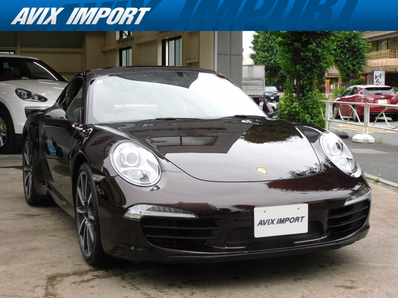 ポルシェ 911(Type991.1) ｶﾚﾗ 右H 正規D車 7速PDK ﾌﾞﾗｯｸ/ﾍﾞｰｼﾞｭﾂｰﾄﾝ革 ｼｰﾄﾋｰﾀｰ 社外ﾅﾋﾞ地ﾃﾞｼﾞ BOSE ﾊﾞｲｷｾﾉﾝHL ｴﾝﾄﾘｰD 電動格納ﾐﾗｰ 純正20ｲﾝﾁAW 1ｵｰﾅｰ