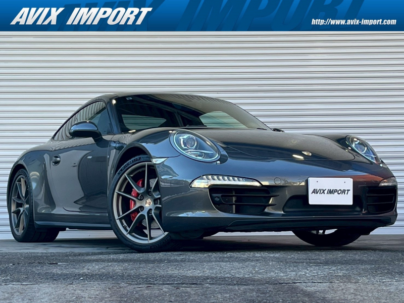ポルシェ 911(Type991.1) ｶﾚﾗ4S 右H正規D車 7速PDK ｽﾎﾟｰﾂｸﾛﾉPKG ｽﾎﾟｰﾂｴｸﾞｿﾞｰｽﾄ SR 黒革 ｼｰﾄﾋｰﾀｰ ﾍﾞﾝﾁﾚｰﾀｰ 純正ﾅﾋﾞ地ﾃﾞｼﾞ ﾊﾞｲｷｾﾉﾝﾍｯﾄﾞﾗｲﾄ ｸﾙｺﾝ 電動格納ﾐﾗｰ PASM 純正20ｲﾝﾁAW