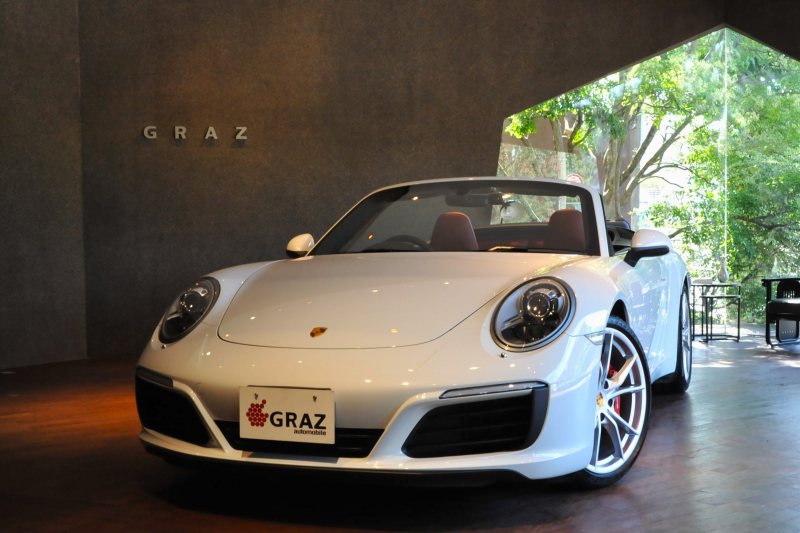 ポルシェ 911(Type991.2) Carrera S  Cabriolet　ツートンレザーインテリア　TV