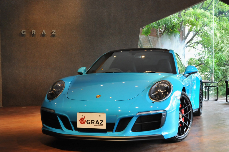 ポルシェ 911(Type991.2) Carrera GTS　マイアミブルー　ガラスサンルーフ