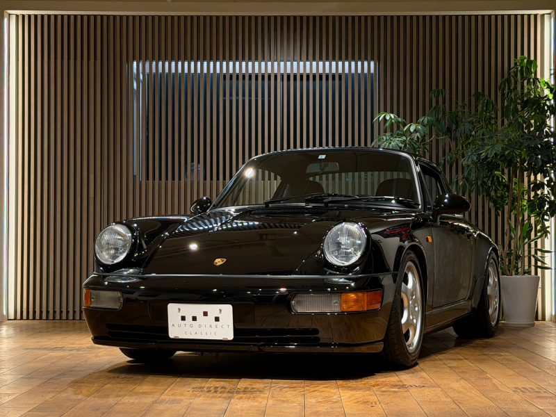 ポルシェ 911(Type964) 911カレラRS  / 黒 / 正規D車 /オリジナルバケットシート / 17インチマグネシウムW / 取説 ・整備手帳 ・スペアキー完備
