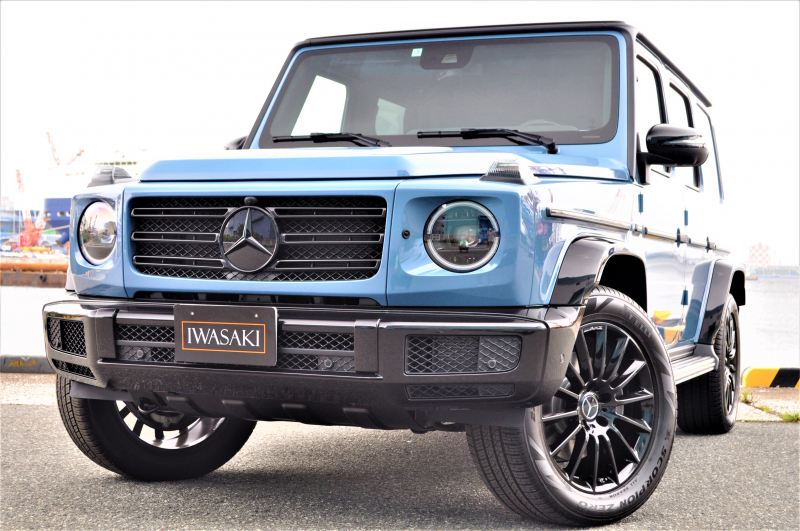 メルセデスベンツ Gクラス G400dマヌファクトゥーアエディション左ハンドル限定モデル登録済未使用車専用カラープロフェッショナルブルー チタニウムグレーブラックエクスクルーシブナッパレザーナイトパッケージブルメスターオーディオシステムブラウンハイグロスウッド メルセデスベンツ Gクラス G400dマヌファクトゥーアエディション左ハンドル限定モデル登録済未使用車専用カラープロフェッショナルブルー チタニウムグレーブラックエクスクルーシブナッパレザーナイトパッケージブルメスターオーディオシステムブラウンハイグロスウッド
