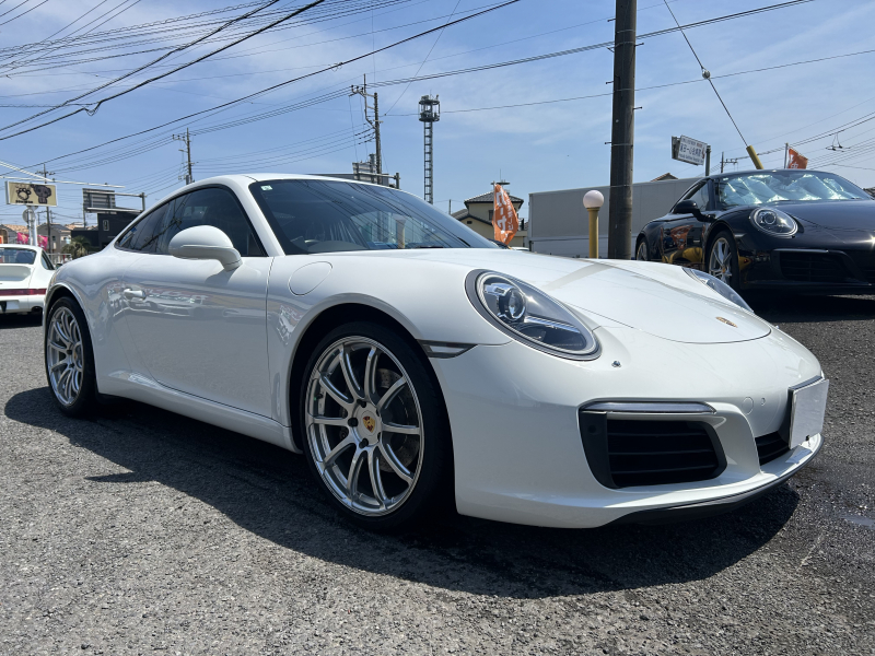 ポルシェ 911(Type991.2) カレラ　スポーツクロノパッケージ　PDK　右ハンドル　黒革　シートヒーター　ADVAN20インチアルミ　純正ナビ