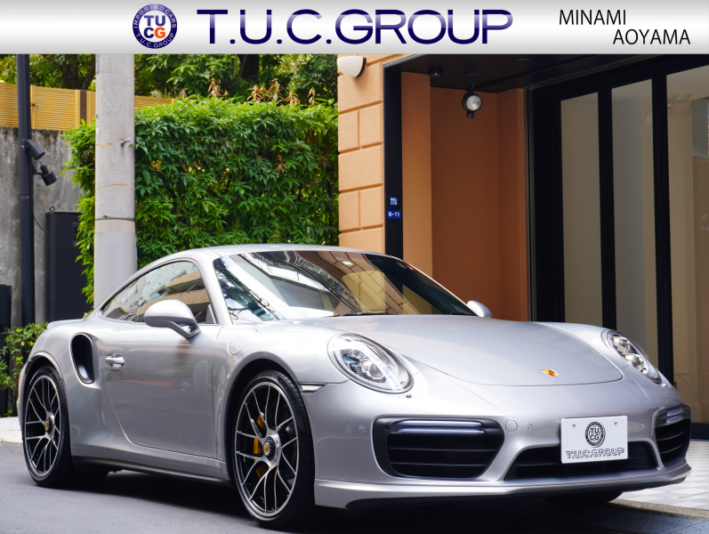 ポルシェ 911(Type991.2) ﾀｰﾎﾞS ｽﾎﾟｰﾂｸﾛﾉPKG　MY17 1ｵｰﾅｰ ｴﾝﾄﾘ‐D ﾚｻﾞｰｲﾝﾃﾘｱ 黒革 PCMﾅﾋﾞ Carplay PCCB ﾌﾞﾙﾒｽﾀｰS 　2年保証付