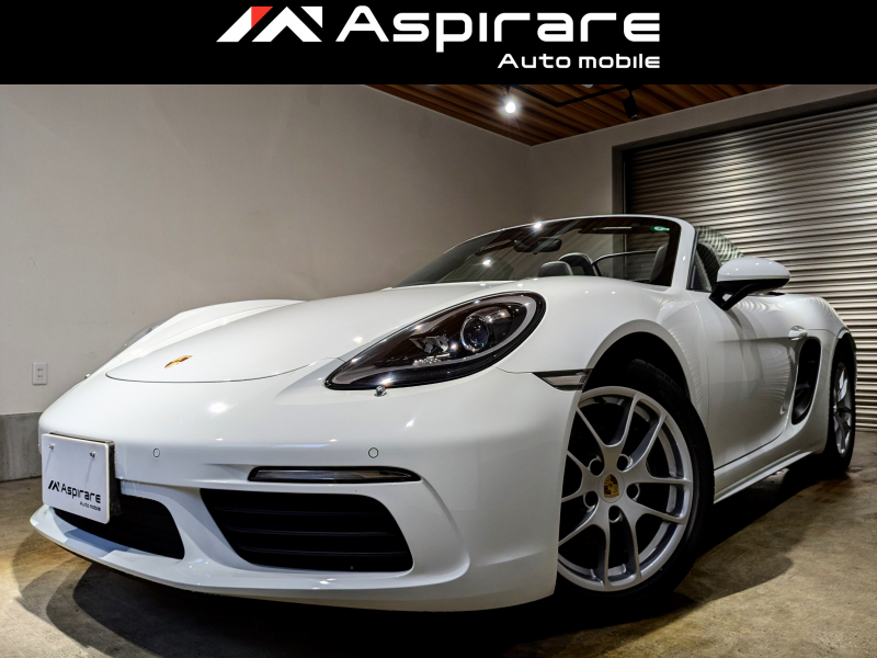 ポルシェ 718 ボクスター 2.0PDK　PCMカーナビゲーションシステム　リアビューカメラ＋パークアシスト　アゲートグレーインテリア　シートヒーター　新車ワンオーナー