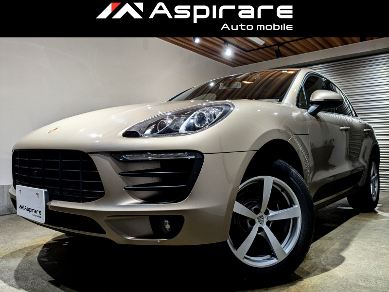 ポルシェ マカン PDK ルクソールベージュインテリア　PCMナビ　リアカメラ　クルーズコントロール　パワーバックドア　18インチアルミホイール　前後ドライブレコーダー