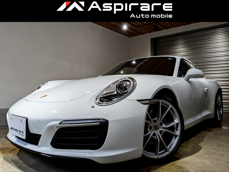 ポルシェ 911(Type991.2) カレラ　オールレザーインテリア　ルクソールベージュシート　アルカンターラルーフ　カレラS20インチアルミホイール　PDLS　PCMナビ　フルセグTV　リアカメラ　CarPlay対応