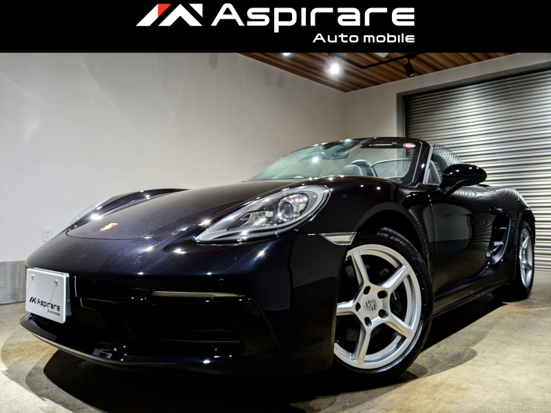 ポルシェ 718 ボクスター 2.0PDK レザーパッケージ　PCMナビ　リアビューカメラ　シートヒーター　電格ミラー　DSRC　キセノンヘッドライト