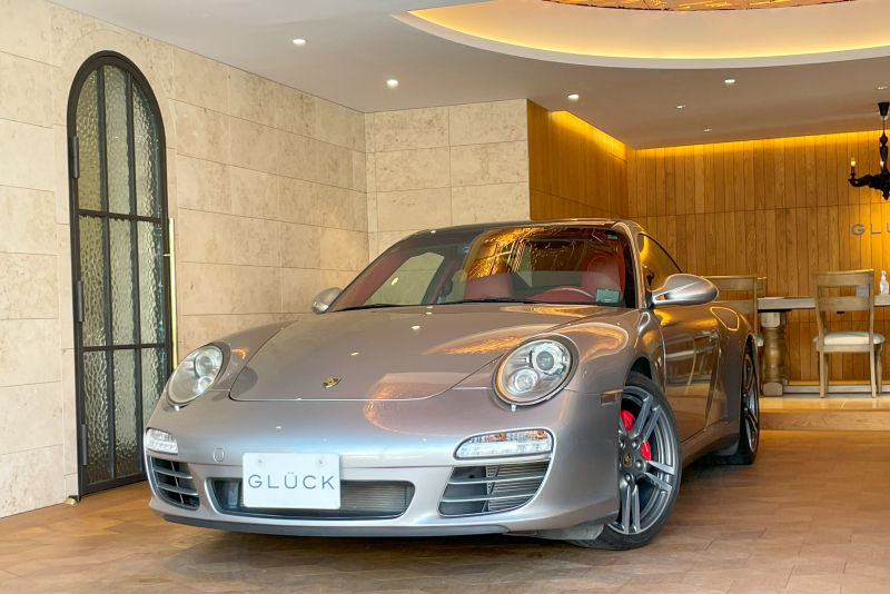 ポルシェ 911(Type997) タルガ4S PDK 4WD LHD　19インチturboⅡAW スポーツエグゾースト スポーツテールパイプ レッドインテリア クルーズコントロール バイキセノンヘッドライト