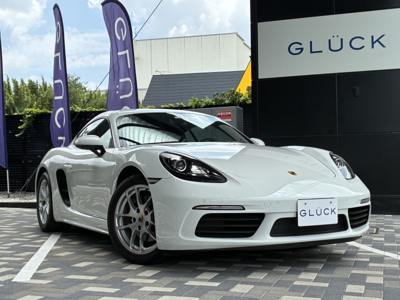 ポルシェ 718 ケイマン ベースグレード 左H 6MT スポエグ 18AW　クルコン  リアビューカメラ　バイキセノン・ダイナミックAHBA　シートヒーター　パークアシスト　フロアマット　カラークレストセンターホイールキャップ