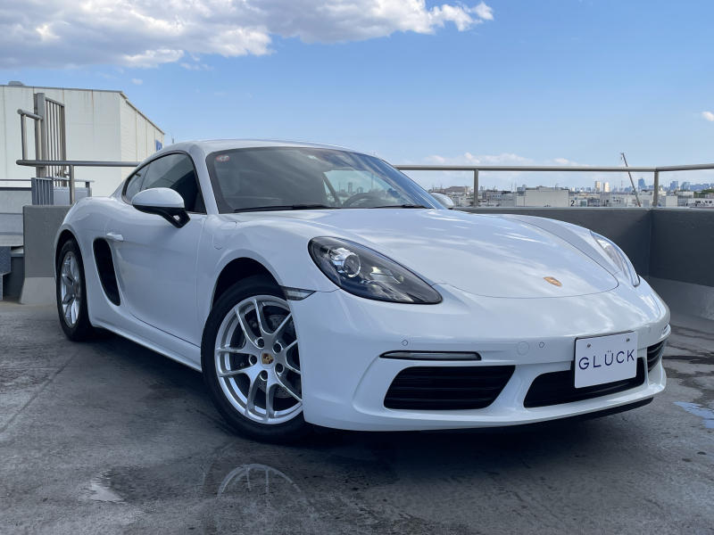ポルシェ 718 ケイマン ベースグレード 左H 6MT スポエグ 18AW　クルコン  リアビューカメラ　バイキセノン・ダイナミックAHBA　シートヒーター　パークアシスト　フロアマット　カラークレストセンターホイールキャップ