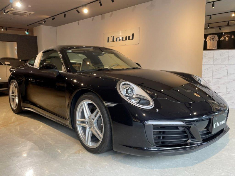 ポルシェ 911(Type991.2) Targa4  PDK スポーツエグゾースト OPカラー"ジェットブラックメタリック" ポルシェセンター入庫歴8回