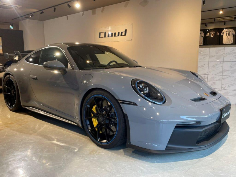 ポルシェ 911(Type992) GT3  左ハンドル 6速MT 1オーナー PCCB レザーインテリア カーボンルーフ SPカラー”アークティックグレー” OP541万円