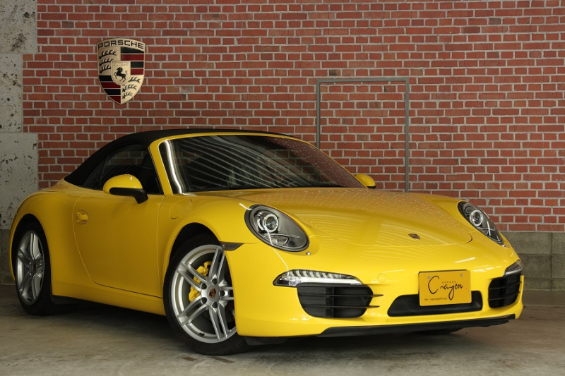 ポルシェ 911(Type991) ポルシェ991カレラ3．4NA　カブリオPDK左H  正規物  元クレヨンポルシェ　 登録及び諸費用お値引き　乗り出し価格1090万円　日本最安値の ポッキリ価格