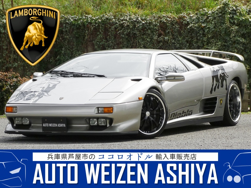 ランボルギーニ ディアブロ 正規ｄ車 左ｈ 黒革ｃｄマフラーｆ１９ｒ２０ａｗ アウトヴァイツェン芦屋 Auto Weizen Ashiya ポルシェ中古車検索 チャンネル9 Jp