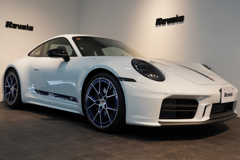 ポルシェ 911(Type992) Carrera T 6MT 後期モデル(992.2) ワンオーナー CarreraTエクステリアPKG スポーツデザインPKG HDマトリックスLEDヘッドライト