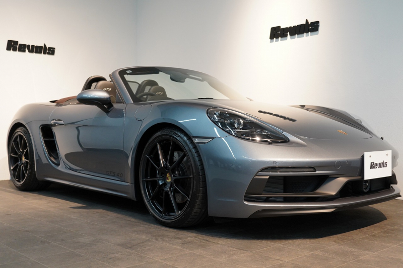 ポルシェ 718 ボクスター GTS 4.0 PDK OP246 登録済未使用車 GTSインテリアPKG 18wayスポーツシートプラス LEDヘッドライト BOSE ACC バナジウムグレー