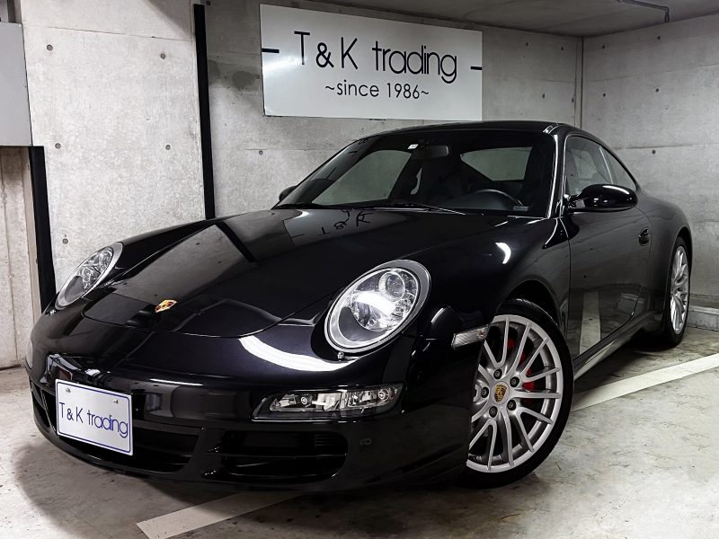 ポルシェ 911(Type997) カレラS 6MT 2008年モデル ワンオーナー Sクロノ Sエグゾースト 　19インチスポーツデザインホイール　禁煙車